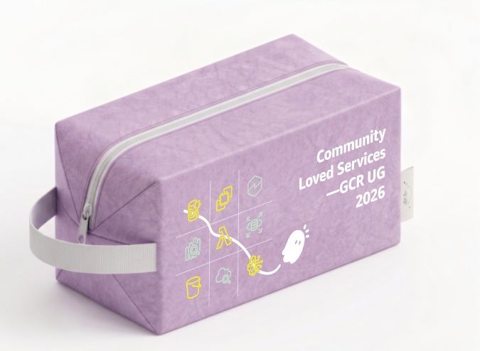 Selected pouch with mint green and yellow service icons