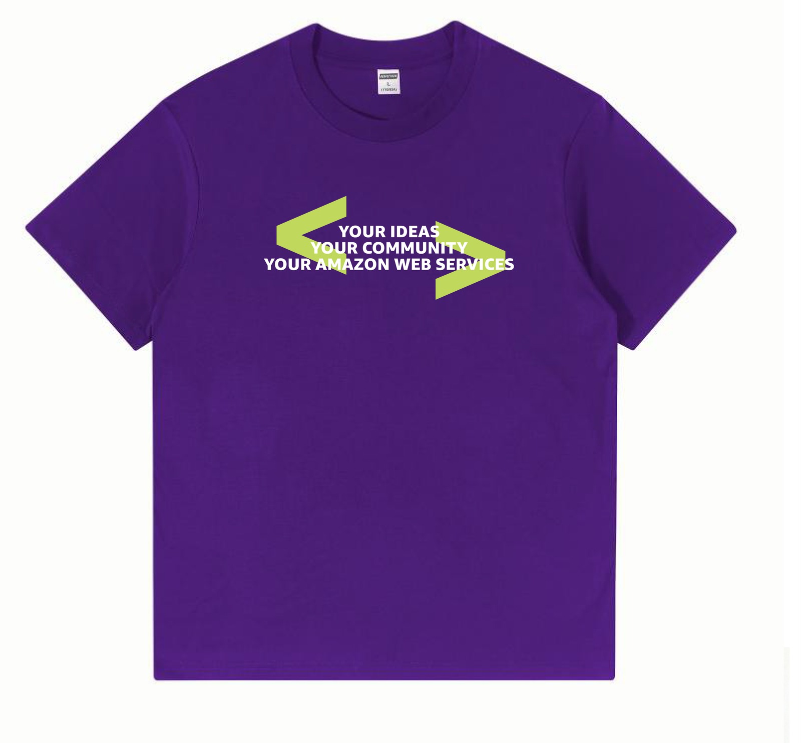 Community T-shirt front composition