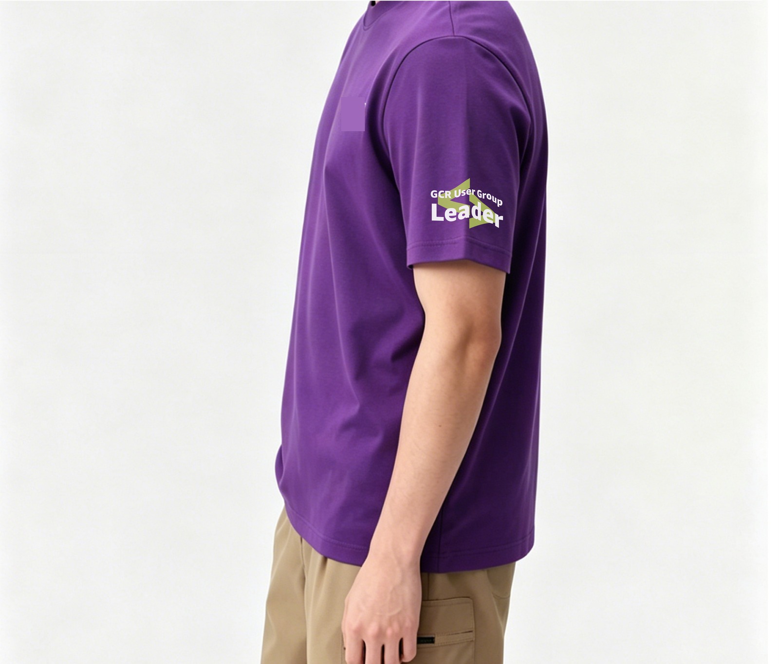 Community T-shirt side and Leader sleeve